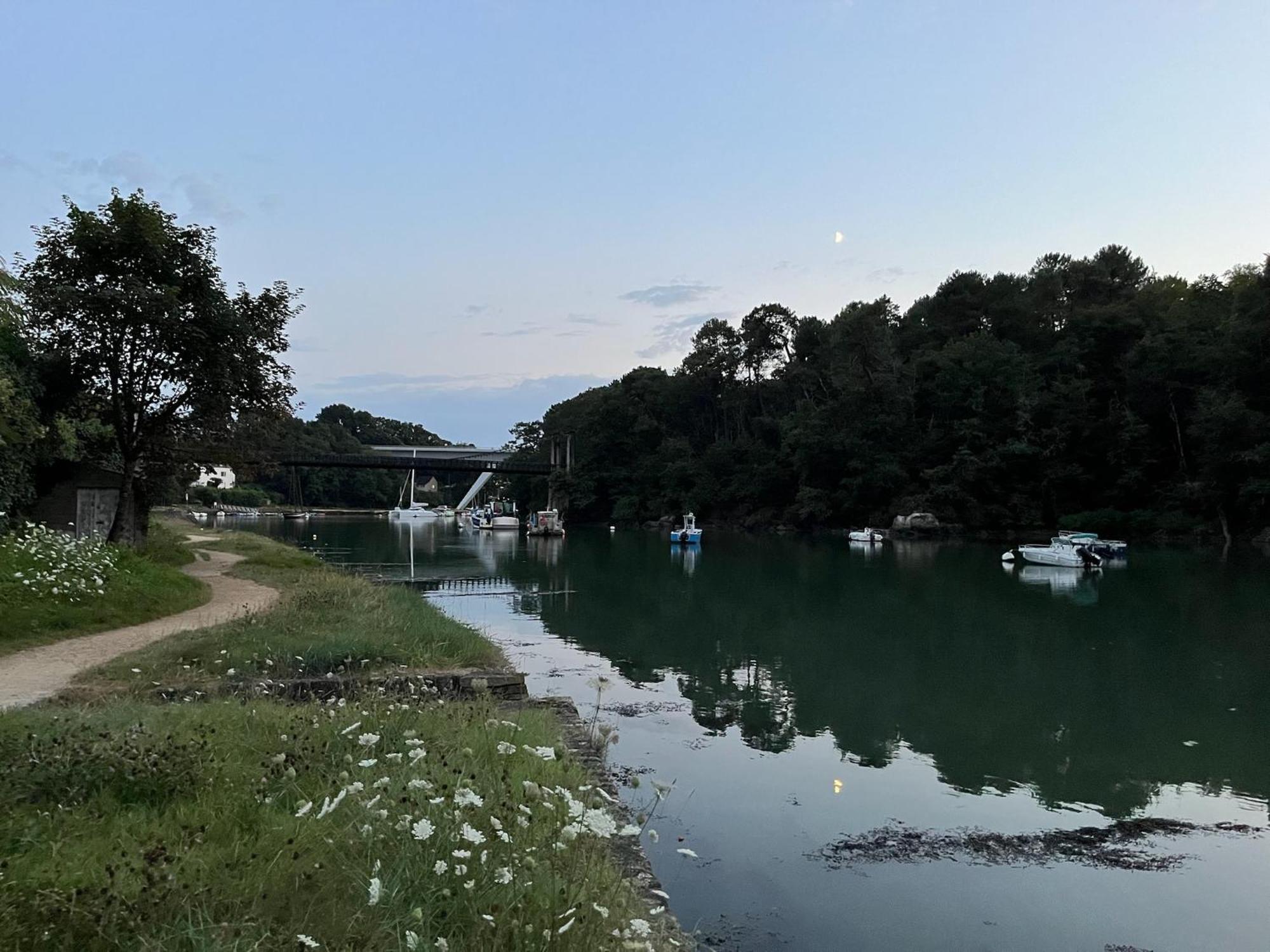 Appartement T2 Vue Sur La Riviere Avec Garage Privatif - Port De Saint-Goustan Auray Esterno foto