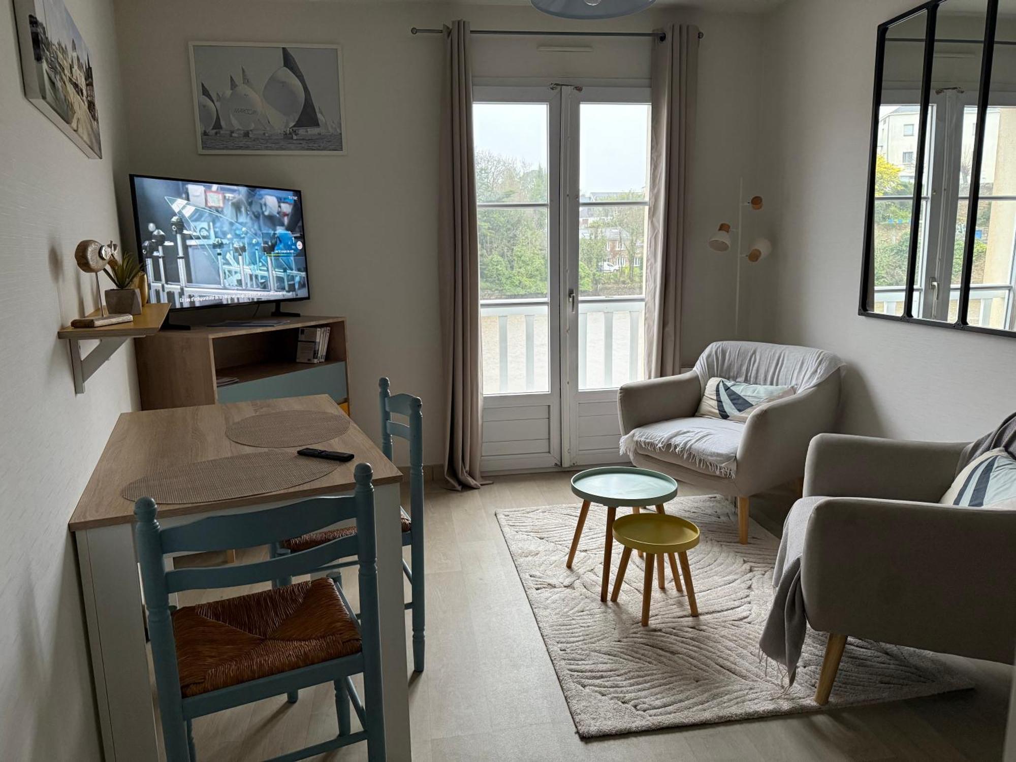 Appartement T2 Vue Sur La Riviere Avec Garage Privatif - Port De Saint-Goustan Auray Esterno foto
